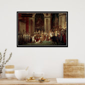 ナポレオンの皇帝としての即位フランスの ポスター (キッチン)