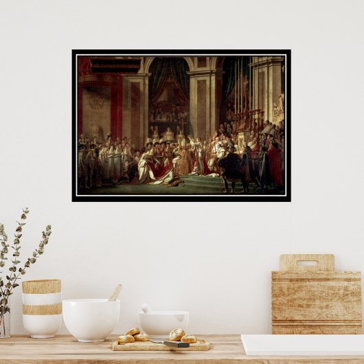 ナポレオンの皇帝としての即位フランスの ポスター (キッチン)