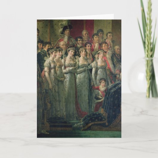 ナポレオンの神聖化およびJosephine カード (正面)