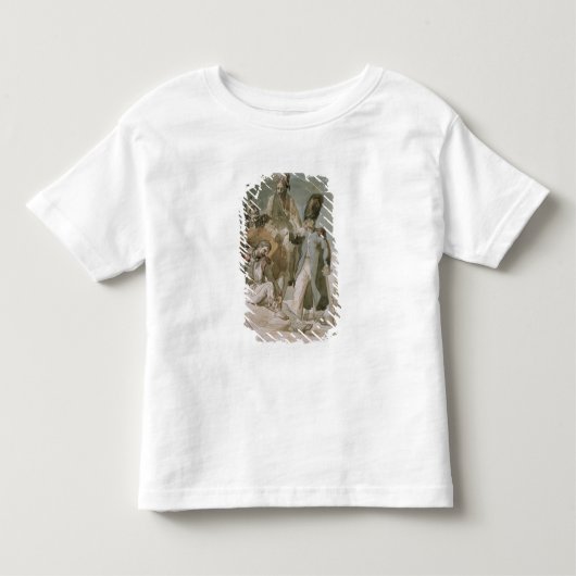 ナポレオンの退去からのエピソード トドラーTシャツ (正面)