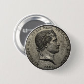 ナポレオンの通貨 缶バッジ (正面&裏面)