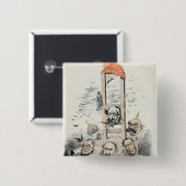 ナポレオンの風刺漫画IIIオットー 缶バッジ (正面&裏面)