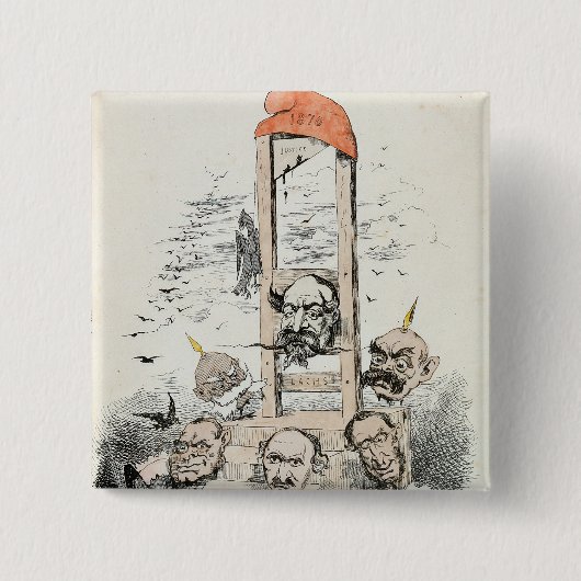 ナポレオンの風刺漫画IIIオットー 缶バッジ (正面)