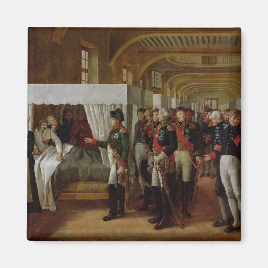 ナポレオンはインヴァリッドの聖母を訪れた マグネット (正面)