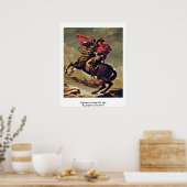 ナポレオンはジャック・ルイ・ダビデによってアルプスを渡る ポスター (キッチン)