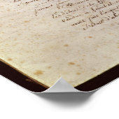 ナポレオンへの付き添い人からの警察報告書 ポスター (角)