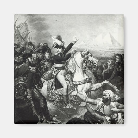 ナポレオンを征服の英雄として描く マグネット (正面)