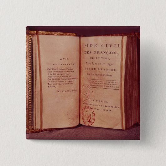 ナポレオンコード 缶バッジ (正面)