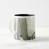 ナポレオンデイヴィッドのスタジオを訪問するI ツートーンマグカップ (正面左)