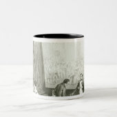 ナポレオンデイヴィッドのスタジオを訪問するI ツートーンマグカップ (中央)