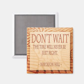 ナポレオンヒル引用文磁石 マグネット (正面/裏面)