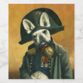 ナポレオンフランスのブルドッグワインラベル ワインラベル (シングルラベル)