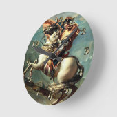 ナポレオンボナパルト皇帝フランス ラウンド壁時計 (傾斜)