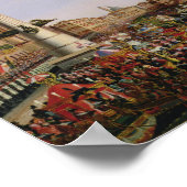 ナポレオン一世のヴェネツィアへの入国， 1807 ポスター (角)