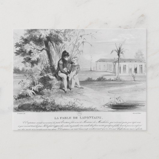 ナポレオン一世はセントヘレナ島に在り ポストカード (正面)