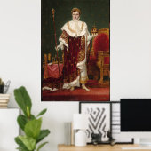 ナポレオン一世(Emperor Napoleon I by David) ポスター (ホームオフィス)