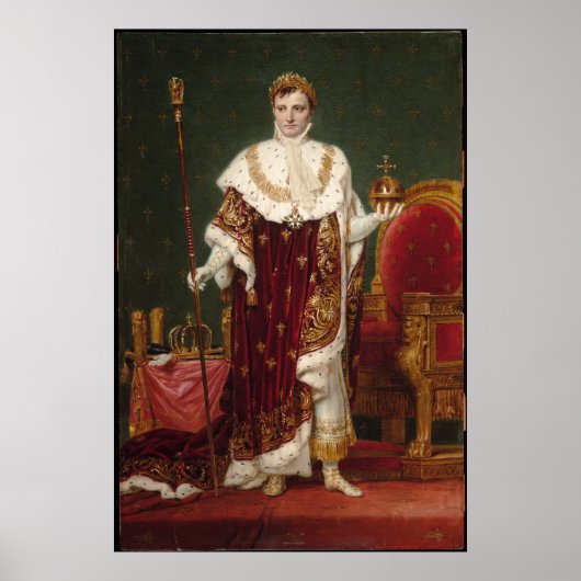 ナポレオン一世(Emperor Napoleon I by David) ポスター (正面)