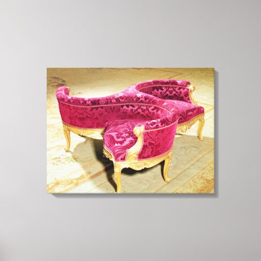 ナポレオン三世の愛する座 キャンバスプリント (正面)