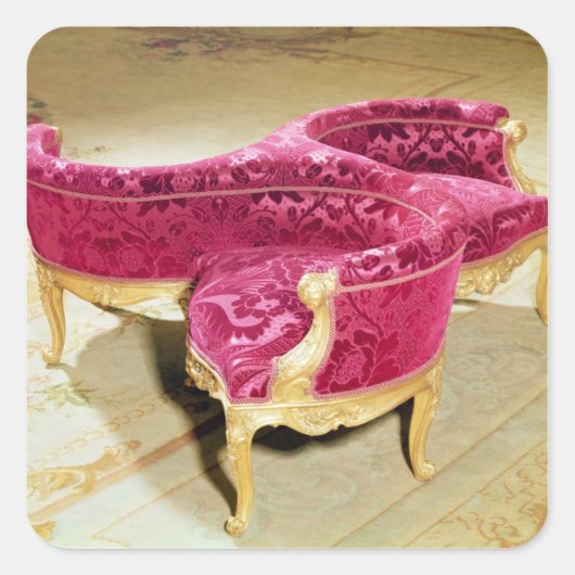 ナポレオン三世の愛する座 スクエアシール (正面)