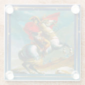 ナポレオン交差点の最初のマスター版… ガラスコースター (裏面)