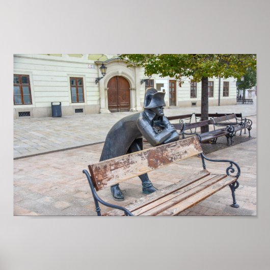 ナポレオン兵士像ブラチスラヴァ、スロバキア ポスター (正面)