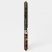 ナポレオン吹ボナパルトの白い泡ガム iPhoneケース (左側)