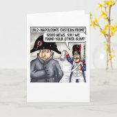 ナポレオン失ったは手袋を取り戻す！ カード (黄色い花)