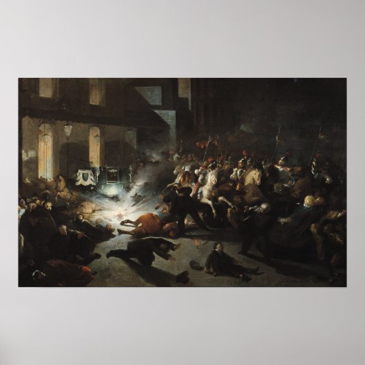 ナポレオン帝暗殺の未遂 ポスター (正面)