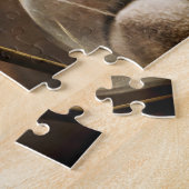 ナポレオン感動的ヒル引用文「ゴール」 ジグソーパズル (側面)