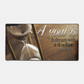 ナポレオン感動的ヒル引用文「ゴール」 デスクマット (正面)