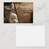 ナポレオン感動的ヒル引用文「ゴール」 ノートカード (正面/裏面)