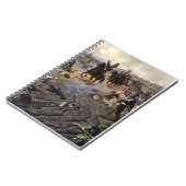 ナポレオン戦争の絵画 フランス軍の進撃 ノートブック (左側)