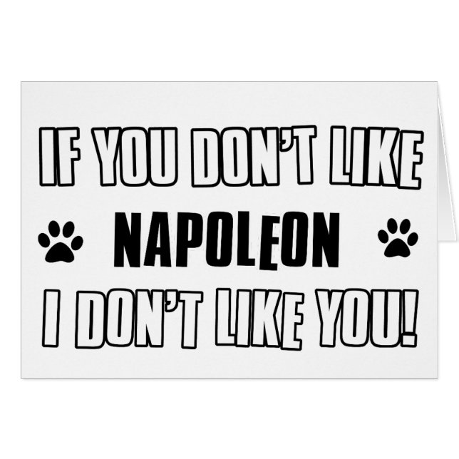 ナポレオン猫のデザイン (正面横)