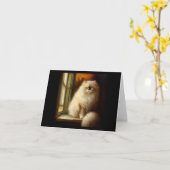 ナポレオン猫 カード (黄色い花)