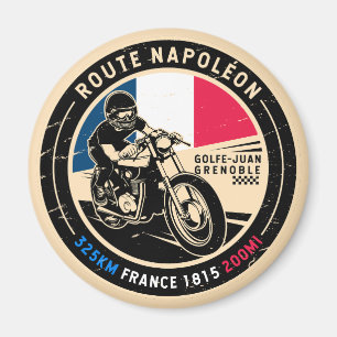 ナポレオン航路 フランス オートバイ マグネット
