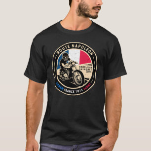 ナポレオン航路 フランス オートバイ Tシャツ