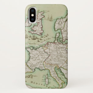 ナポレオン著イギリスの海軍攻撃の地図 iPhone X ケース