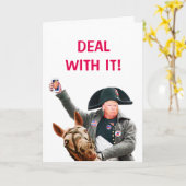 ナポレオン複合誕生日カード カード (黄色い花)