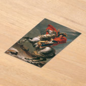 ナポレオン馬とともに聖ベルナール峠の戦い アクリル招待状 (レイダウン)