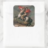 ナポレオン馬とともに聖ベルナール峠の戦い スクエアシール (バッグ)