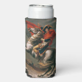 ナポレオン馬とともに聖ベルナール峠の戦い スリム缶クーラー (Seltzer裏面)