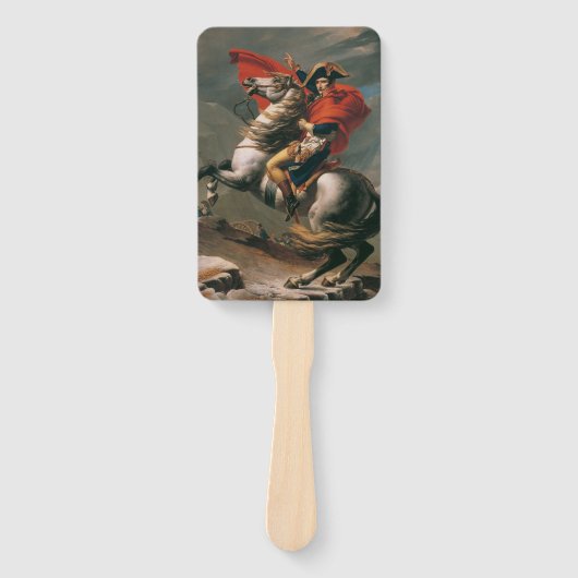 ナポレオン馬とともに聖ベルナール峠の戦い ハンドファン (正面)