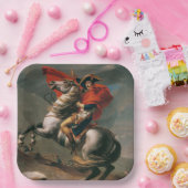 ナポレオン馬とともに聖ベルナール峠の戦い ペーパープレート (パーティー)