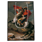 ナポレオン馬とともに聖ベルナール峠の戦い ミディアムペーパーバッグ (裏面)