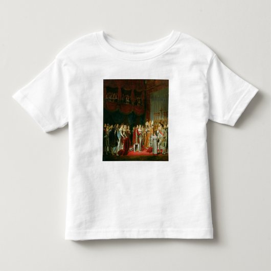 ナポレオン1世とマリーの結婚 トドラーTシャツ (正面)