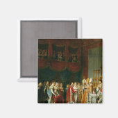 ナポレオン1世とマリーの結婚 マグネット (正面/裏面)