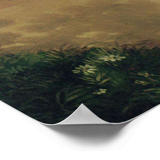 ナポレオン1世マルメゾン城の前 ポスター (角)