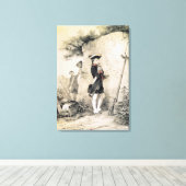 ナポレオン1世軍隊学校 キャンバスプリント (インサイチュ (ウッドフロア))