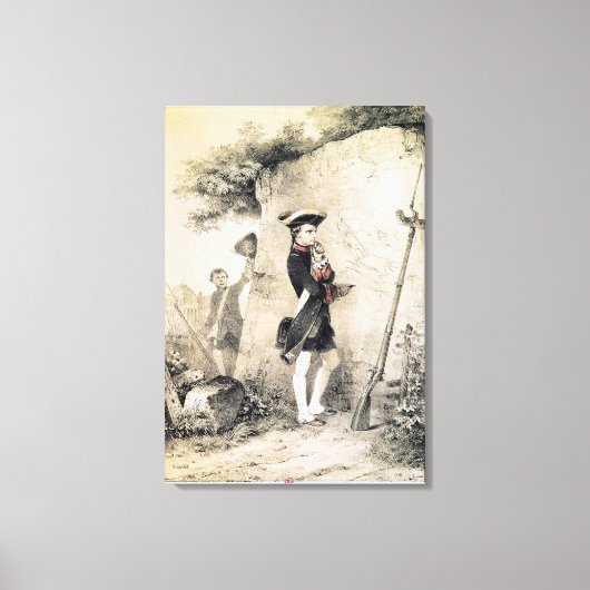 ナポレオン1世軍隊学校 キャンバスプリント (正面)