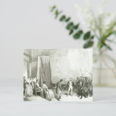 ナポレオン1世、ダビデのスタジオを訪れる ポストカード (スタンド正面)